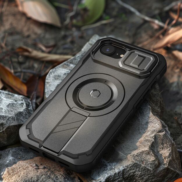 Tech-Protect Kevlar Magsafe Case for iPhone 16e - Black 6