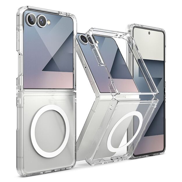 Ringke Fusion Magnetic MagSafe Case for Samsung Galaxy Z Flip 7 - Clear
