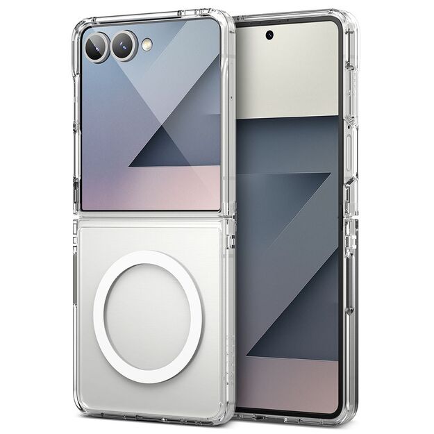 Ringke Fusion Magnetic MagSafe Case for Samsung Galaxy Z Flip 7 - Clear 3