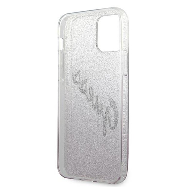 Guess GUHCP12LPCUGLSPI iPhone 12 Pro Max 6.7&quot  pink/pink hardcase Glitter Gradient Script 6