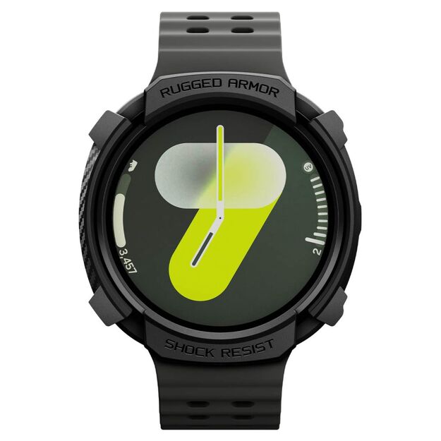 Spigen Rugged Armor Case for Samsung Galaxy Watch 8 44mm - Matte Black 5