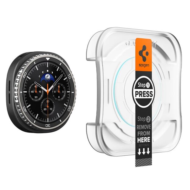 Spigen Glas.TR ”Ez-Fit” Tempered Glass for Samsung Galaxy Watch 8 46mm - Transparent 3