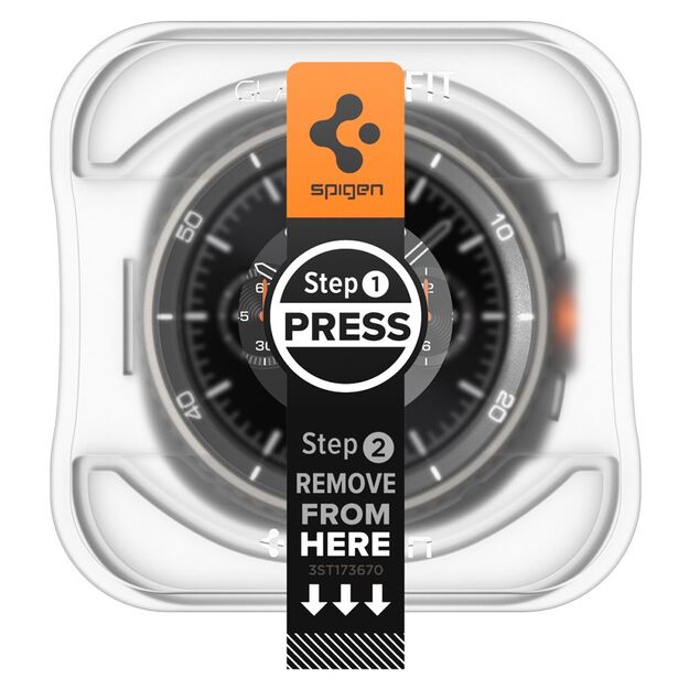 Spigen Glas.TR ”Ez-Fit” Tempered Glass for Samsung Galaxy Watch 8 46mm - Transparent 2