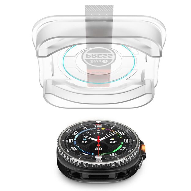 Spigen Glas.TR ”Ez-Fit” Tempered Glass for Samsung Galaxy Watch 8 46mm - Transparent 4