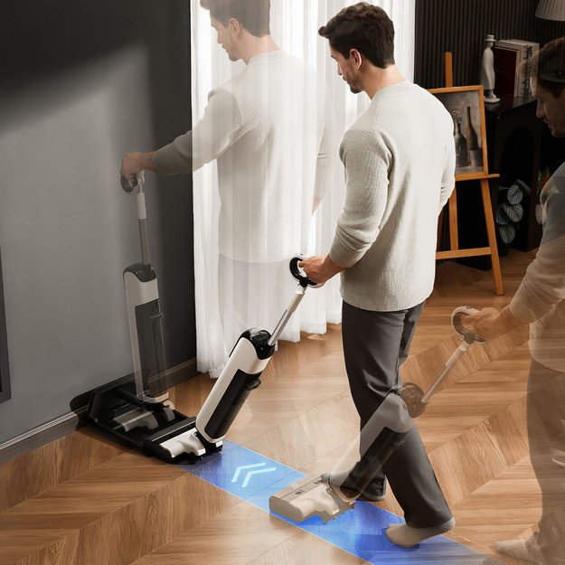 UWANT D700 Upright Vacuum Cleaner with Mopping Function and Charging Station - White 27