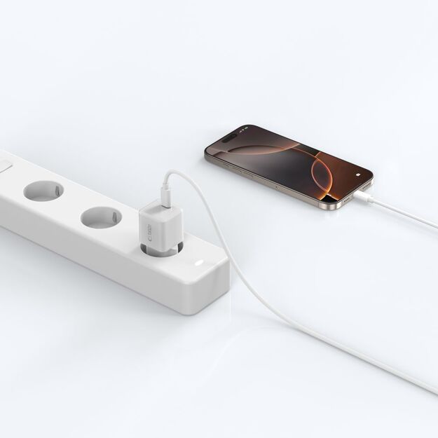 Tech-Protect NCM25 USB-C PD 25W Wall Charger - White 6