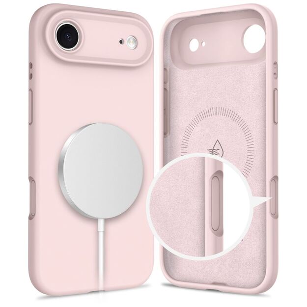 Tech-Protect Silicone MagSafe Case for iPhone 17 Air - Pink 4