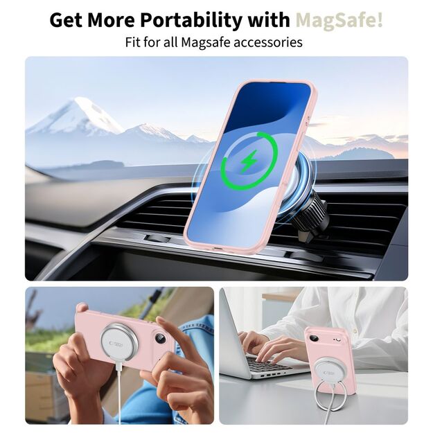 Tech-Protect Silicone MagSafe Case for iPhone 17 Air - Pink 2