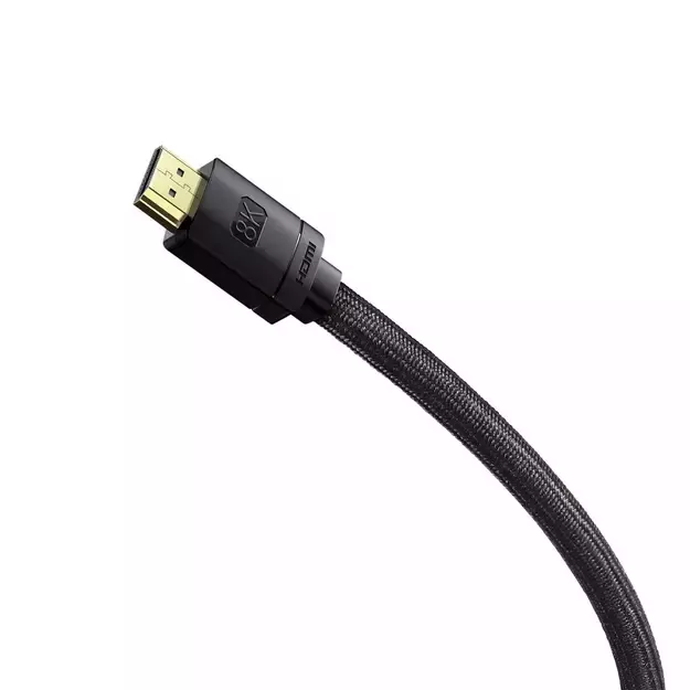 Baseus HDMI 2.1 Cable 8K 60 Hz 48 Gbps / 4K 120 Hz / 2K 144 Hz 3D eARC QMS Dynamic HDR VRR ALLM 3 m black (CAKGQ-L01) 1
