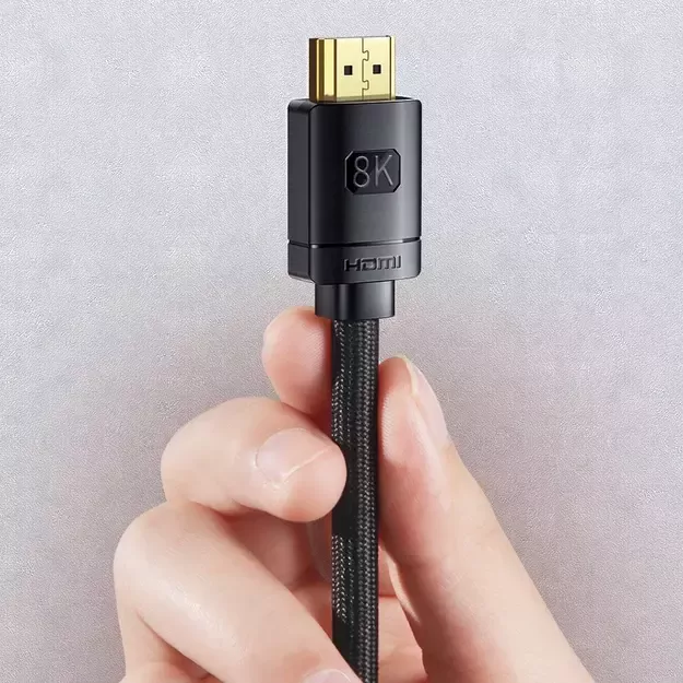 Baseus HDMI 2.1 Cable 8K 60 Hz 48 Gbps / 4K 120 Hz / 2K 144 Hz 3D eARC QMS Dynamic HDR VRR ALLM 3 m black (CAKGQ-L01) 16