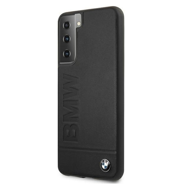 Etui BMW BMHCS21MSLLBK S21+ G996 czarny/black hardcase Signature Logo Imprint 1