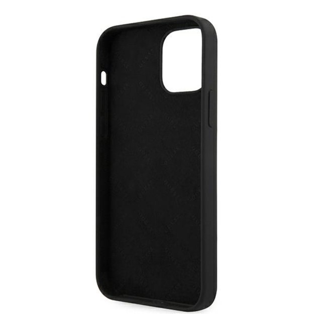 Guess GUHCP12SLSVSBK iPhone 12 mini 5.4&quot  black/black hardcase Script Vintage 14