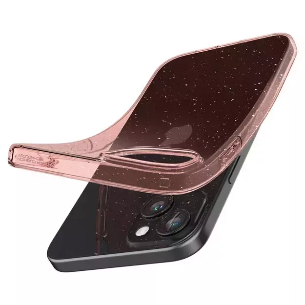 Spigen Liquid Crystal Glitter iPhone 15 Plus Case - Pink/Clear 27