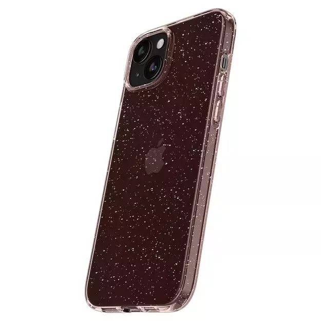 Spigen Liquid Crystal Glitter iPhone 15 Plus Case - Pink/Clear 19