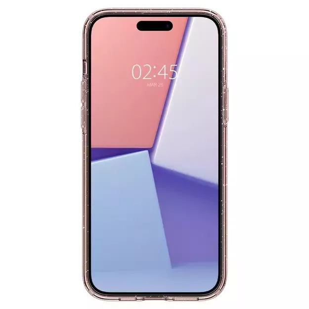 Spigen Liquid Crystal Glitter iPhone 15 Plus Case - Pink/Clear 11