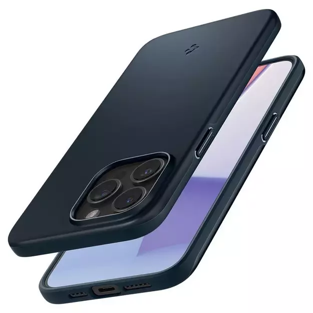Spigen Thin Fit iPhone 15 Pro Max Case - Black Metal 11