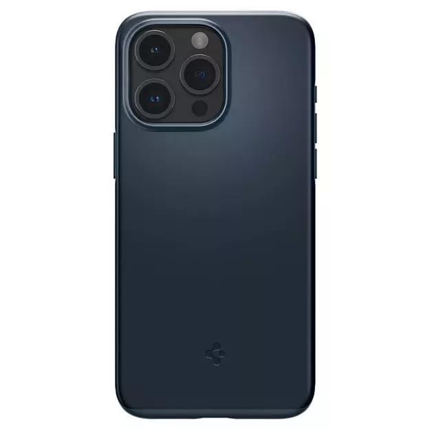 Spigen Thin Fit iPhone 15 Pro Max Case - Black Metal 29