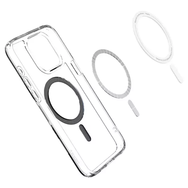 Spigen Ultra Hybrid Mag Case with MagSafe for iPhone 15 Pro - Gray 20