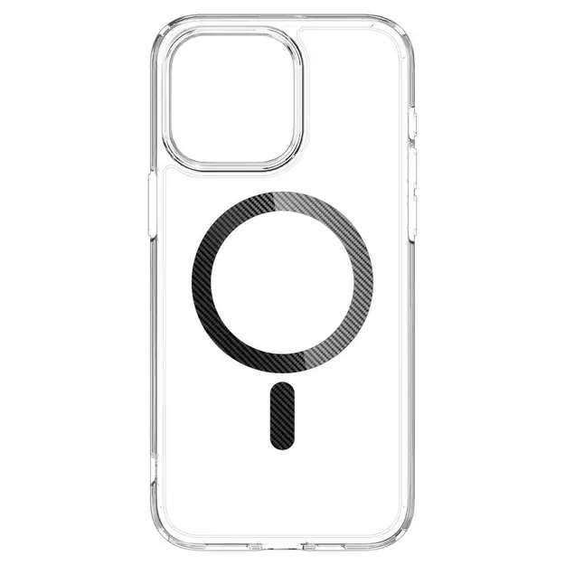 Spigen Ultra Hybrid Mag Case with MagSafe for iPhone 15 Pro - Gray 16