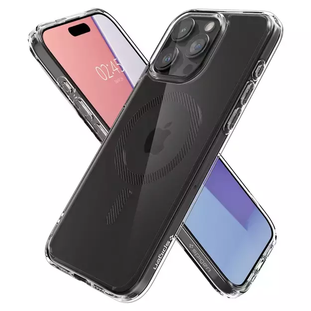Spigen Ultra Hybrid Mag Case with MagSafe for iPhone 15 Pro - Gray 21
