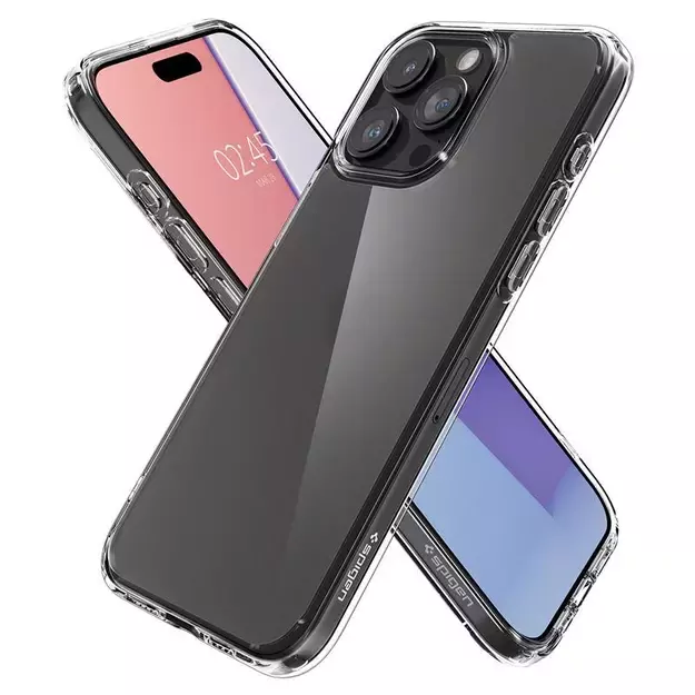 Spigen Ultra Hybrid iPhone 15 Pro Case - Clear Matte 25