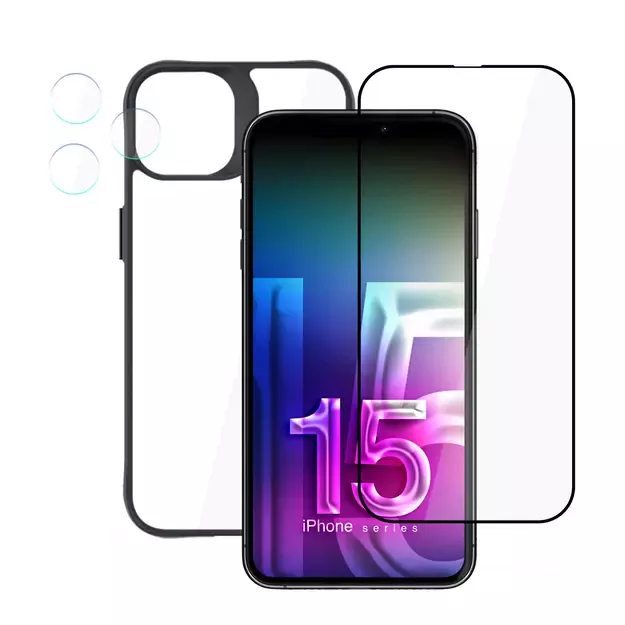 Apple iPhone 15 Pro - 3mk Comfort Set 4 in 1 17