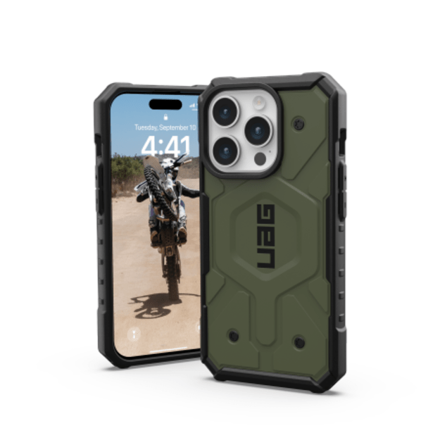 UAG Pathfinder MagSafe case for iPhone 15 Pro - green 4