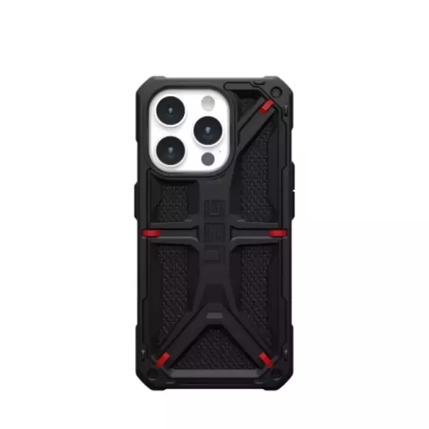 UAG Monarch case for iPhone 15 Pro - black kevlar