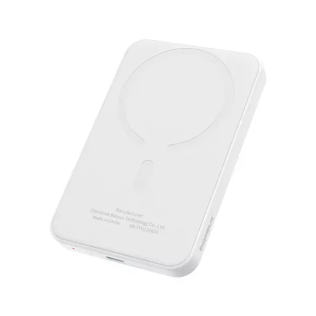 Baseus mini power bank 5000mAh 20W + USB-C cable (20V/3A) - white 1
