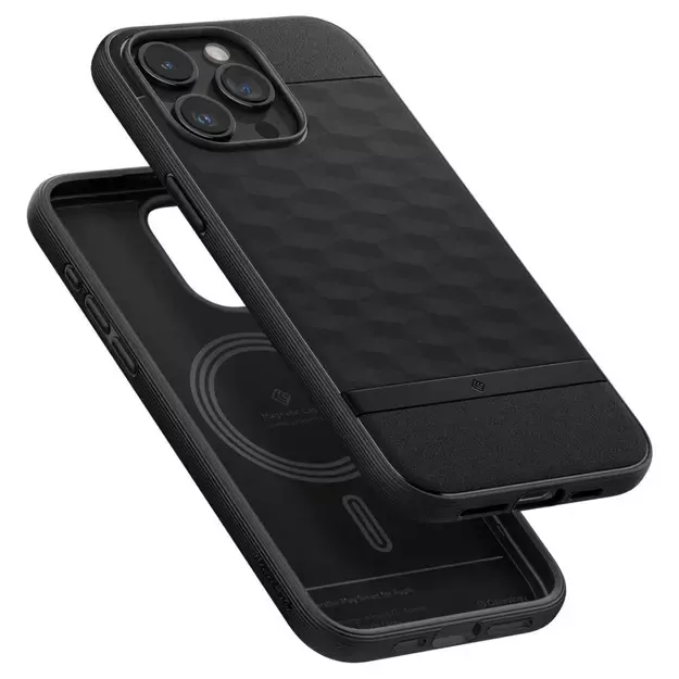 Caseology Parallax Mag Case with MagSafe for iPhone 15 Pro - Matte Black 5