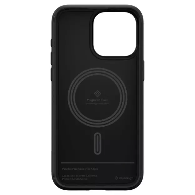 Caseology Parallax Mag Case with MagSafe for iPhone 15 Pro - Matte Black 2