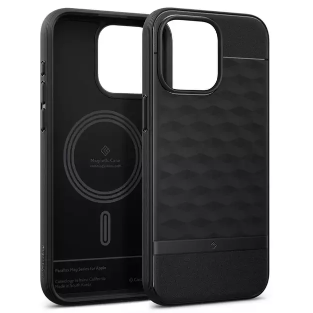 Caseology Parallax Mag Case with MagSafe for iPhone 15 Pro - Matte Black 9