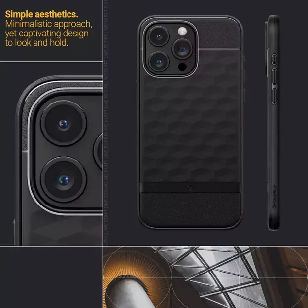 Caseology Parallax Mag Case with MagSafe for iPhone 15 Pro - Matte Black 10
