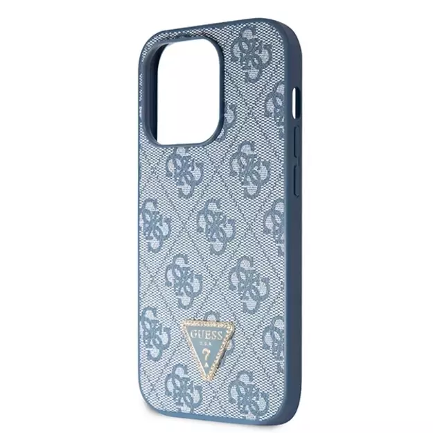 Guess GUHCP14XP4TDSCPB iPhone 14 Pro Max 6.7&quot  blue/blue hardcase Crossbody 4G Metal Logo 9