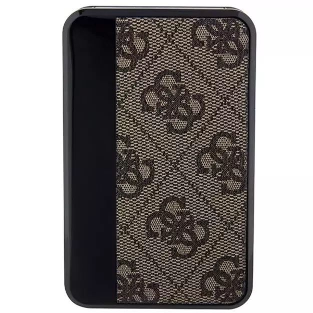 Guess Powerbank 18W GUPB10DP4GEGW 10000mAh brown/brown 4G Leather Metal Logo 3