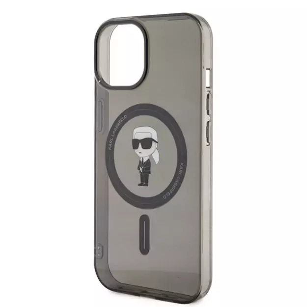 Karl Lagerfeld IML Ikonik MagSafe case for iPhone 15 - black 6