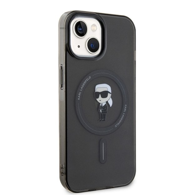 Karl Lagerfeld IML Ikonik MagSafe case for iPhone 15 - black 1
