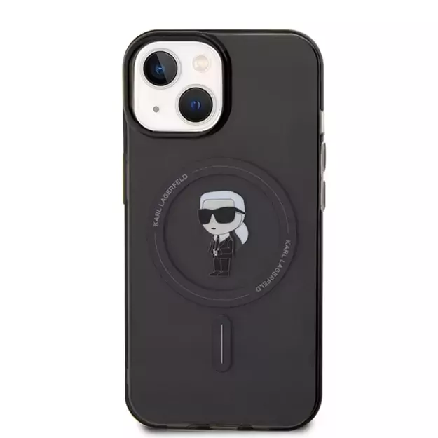 Karl Lagerfeld IML Ikonik MagSafe case for iPhone 15 - black 3