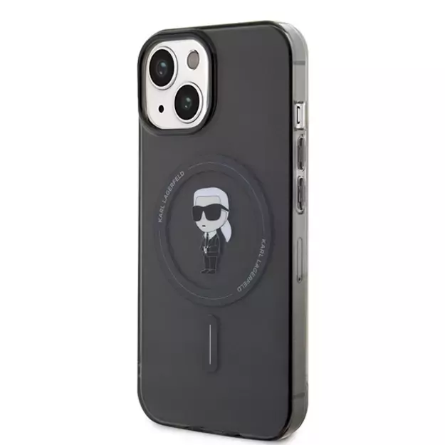 Karl Lagerfeld IML Ikonik MagSafe case for iPhone 15 - black 2