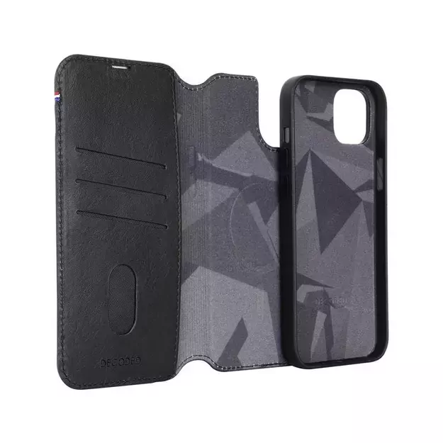 Decoded Detachable Wallet Case Leather with MagSafe for iPhone 15 Plus - Black 4