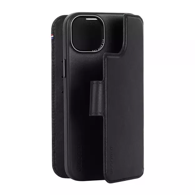 Decoded Detachable Wallet Case Leather with MagSafe for iPhone 15 Plus - Black 5