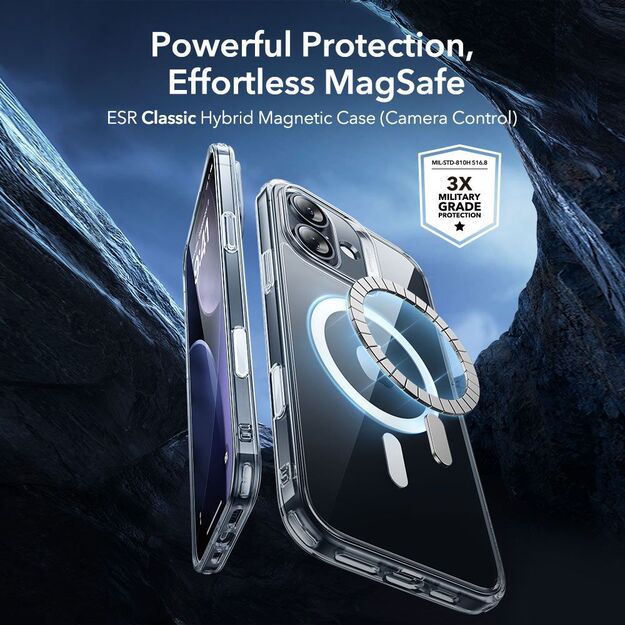 ESR Classic Hybrid MagSafe + Tempered Glass Set for iPhone 17 - Clear 1