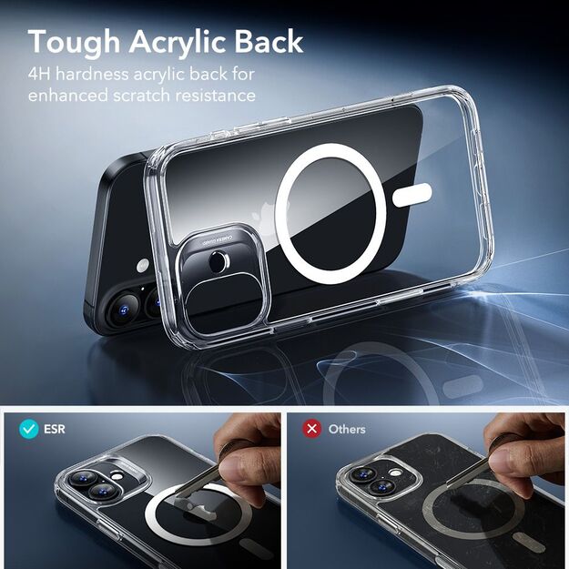 ESR Classic Hybrid MagSafe + Tempered Glass Set for iPhone 17 - Clear 6