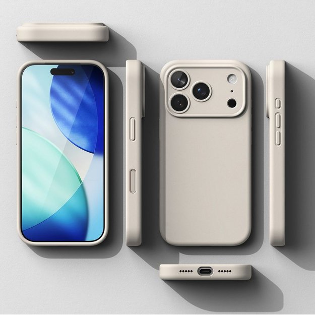 Ringke Silicone Magnetic MagSafe Case for iPhone 17 Pro Max - Beige 6