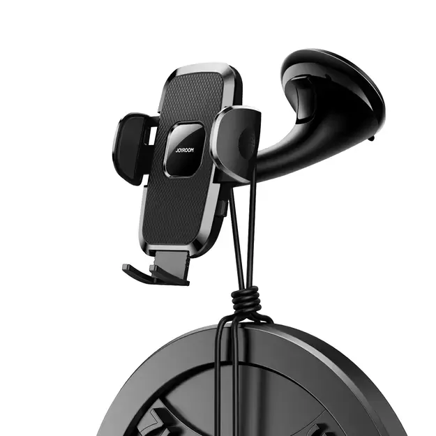 Joyroom JR-ZS259 mechanical car holder universal for phone on cockpit / window - black 14
