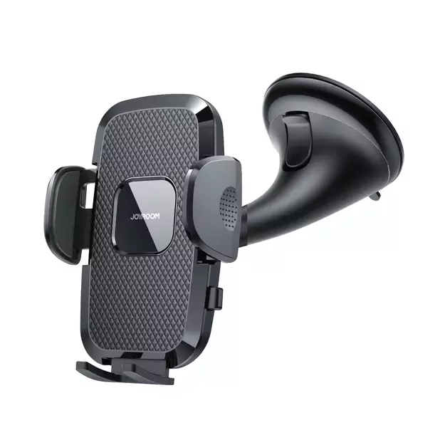 Joyroom JR-ZS259 mechanical car holder universal for phone on cockpit / window - black 25