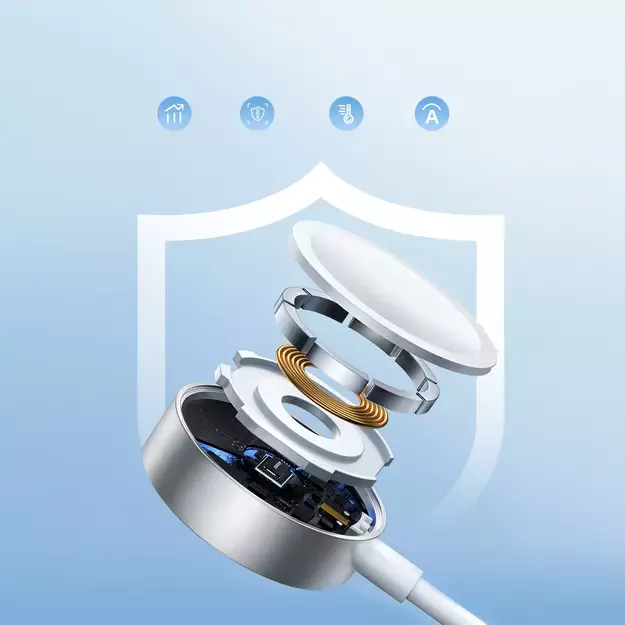 Joyroom S-IW007 3-in-1 cable USB-A magnetic charger - Lightning 1.2m - white 26