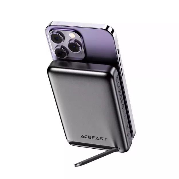 Acefast M6 PD 20W 10000mAh Inductive Powerbank + Cable - Black 2