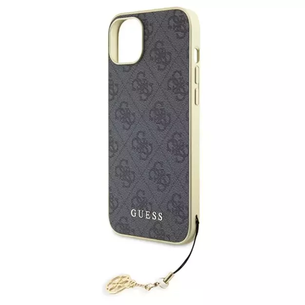 Guess 4G Charms Collection case for iPhone 15 Plus - gray 5