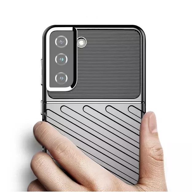 Thunder Case flexible armored cover for Samsung Galaxy S22 + (S22 Plus) black 1